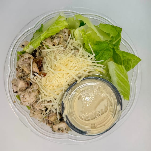 Chicken Caesar Salad.